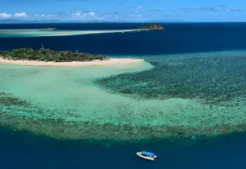 Eagle eye view of Fringing Reef