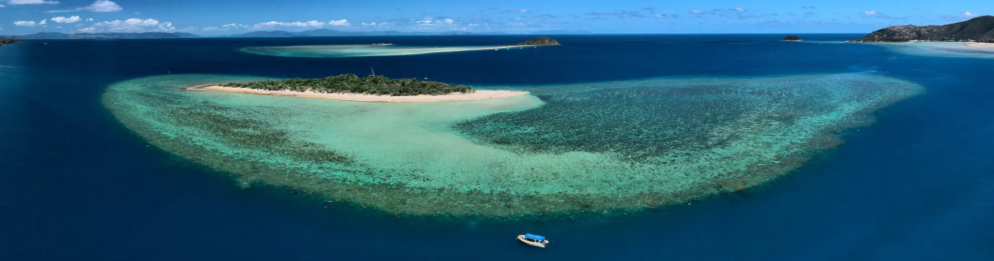 Eagle eye view of Fringing Reef