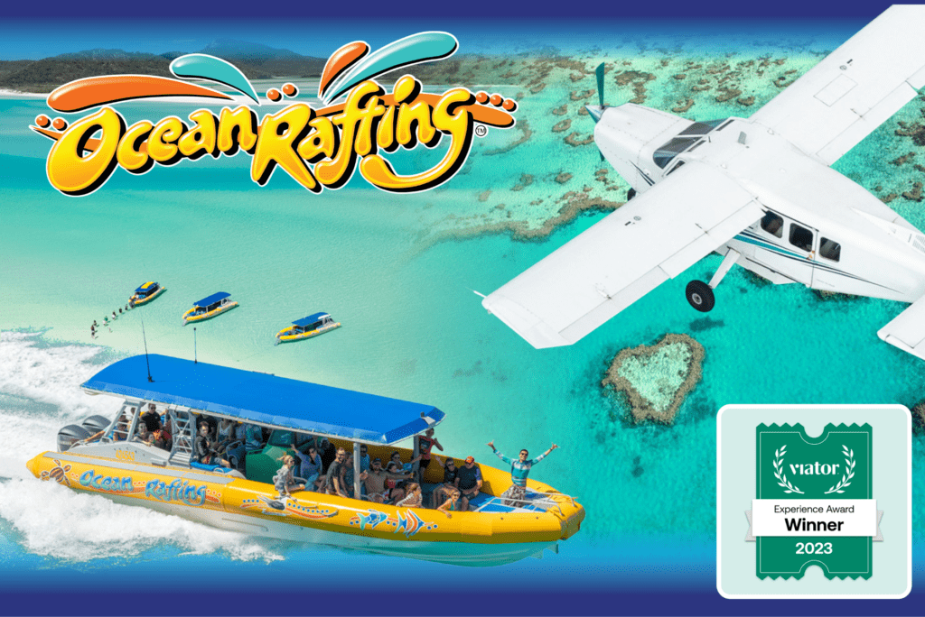 2023 Viator Experience Awards Ocean Rafting Whitsundays