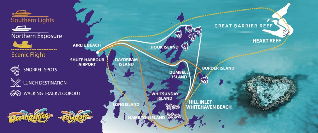 ocean rafting route map